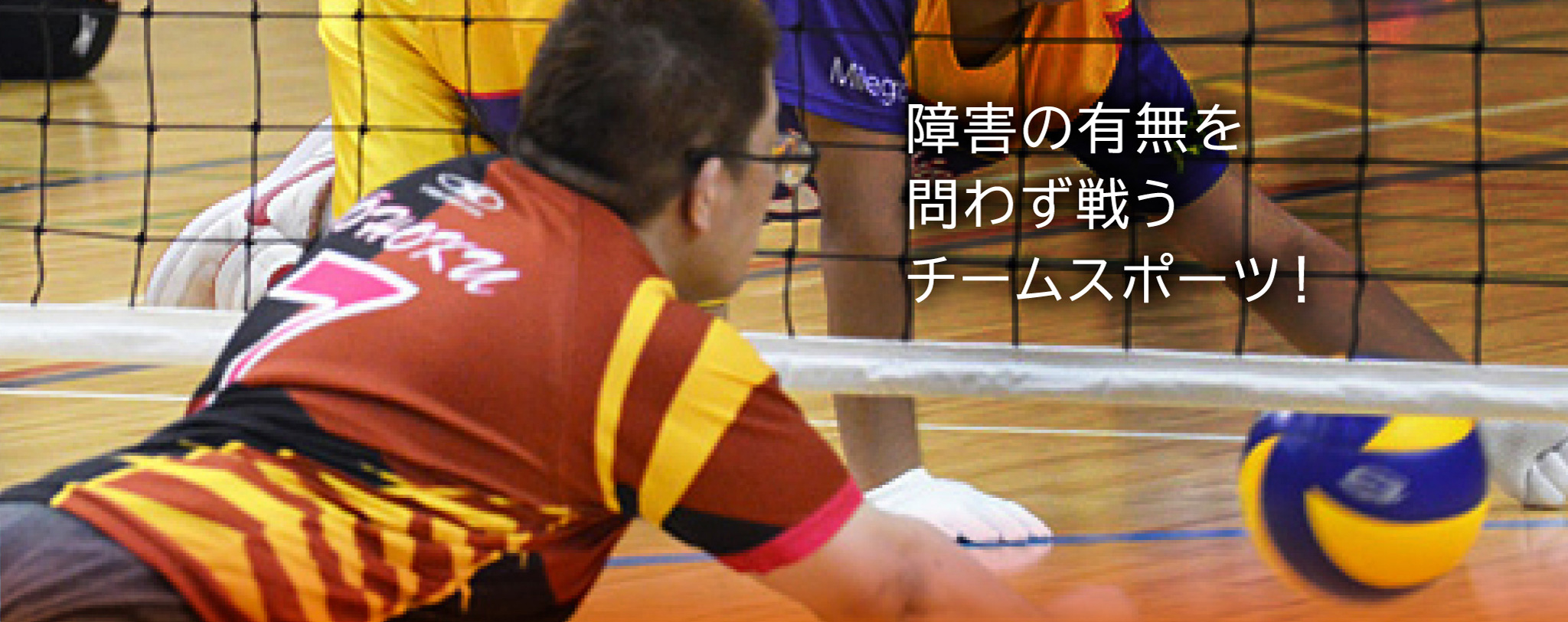 障害の有無を問わず戦うチームスポーツ！